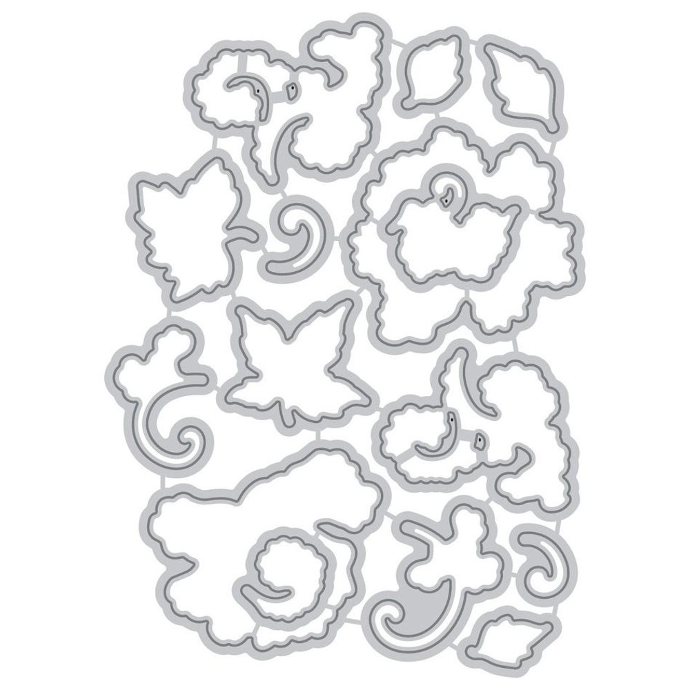 Lacy Scrolls Die set