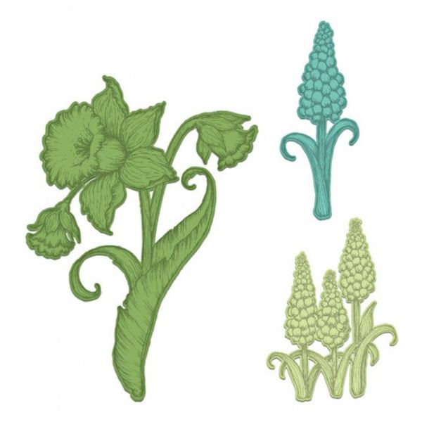 Delightful Daffodil & Hyacinth Die