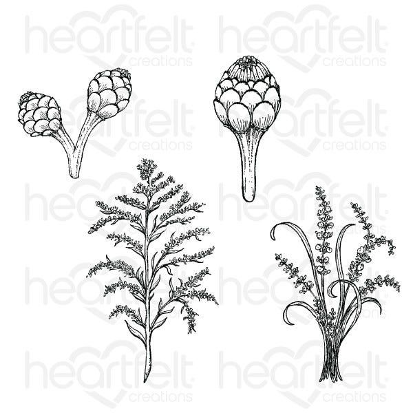 Floral Shoppe Fillers Cling Stamp Set