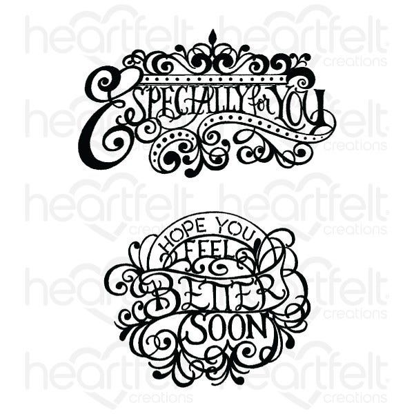 Elegant Especially for You Cling Stamp Set